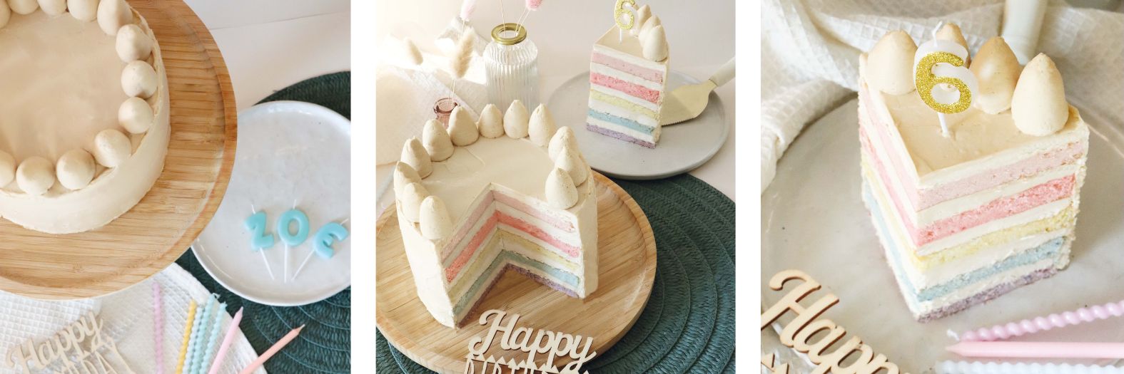 Recette Rainbox cake Pastel - ScrapCooking